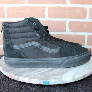Vans Old Skool SK8 Hi Shoes Womens Size 7.5 (6Y) Athletic Canvas Skate Sneakers.